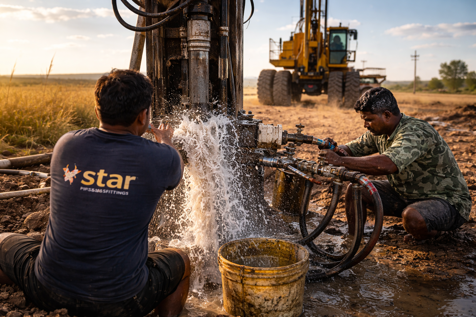 BOREWELL ( DUST ) CLEANING