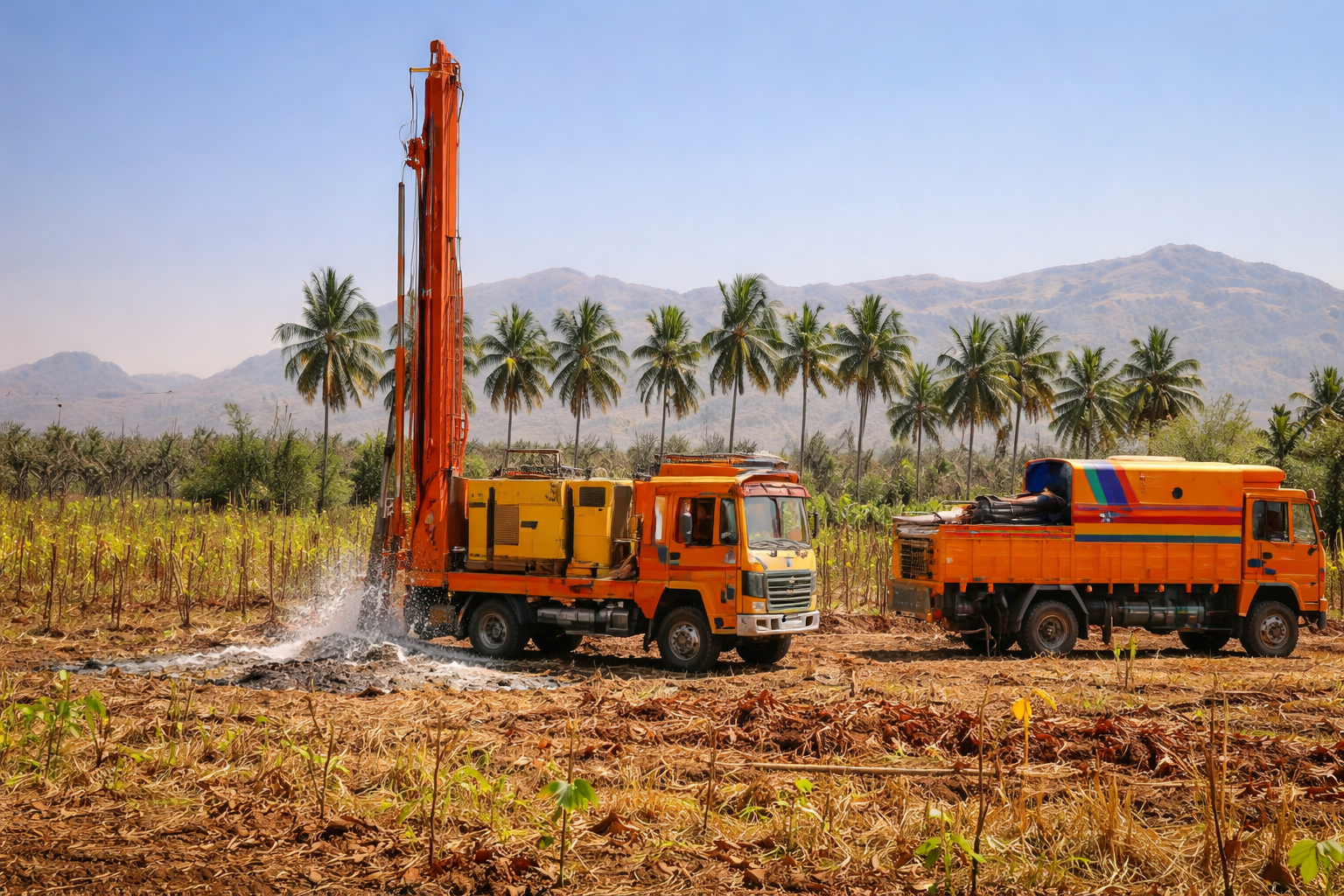AGRICULTURE BOREWELL INSTALLATION OF PUMPS