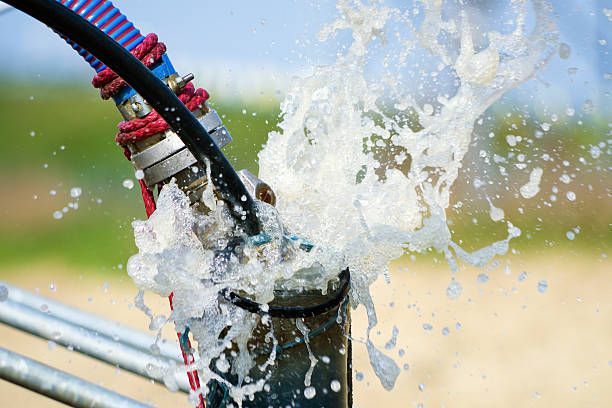 BOREWELL MOTOR DELIVERY LINE CLEANING